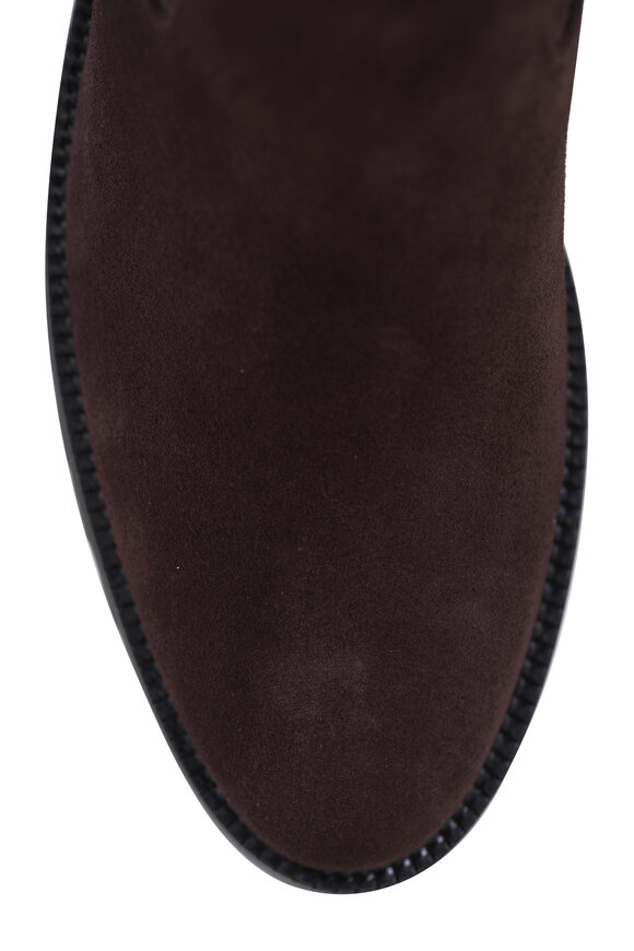 Aquatalia Joplin Peppercorn Suede Ankle Boot - view 8