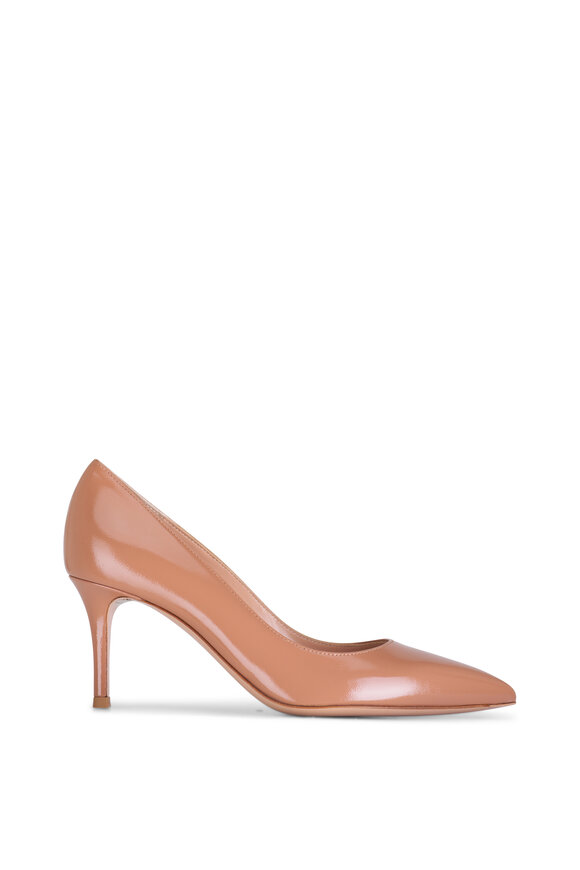 Gianvito Rossi - Praline Glossy Leather Pump, 70mm 