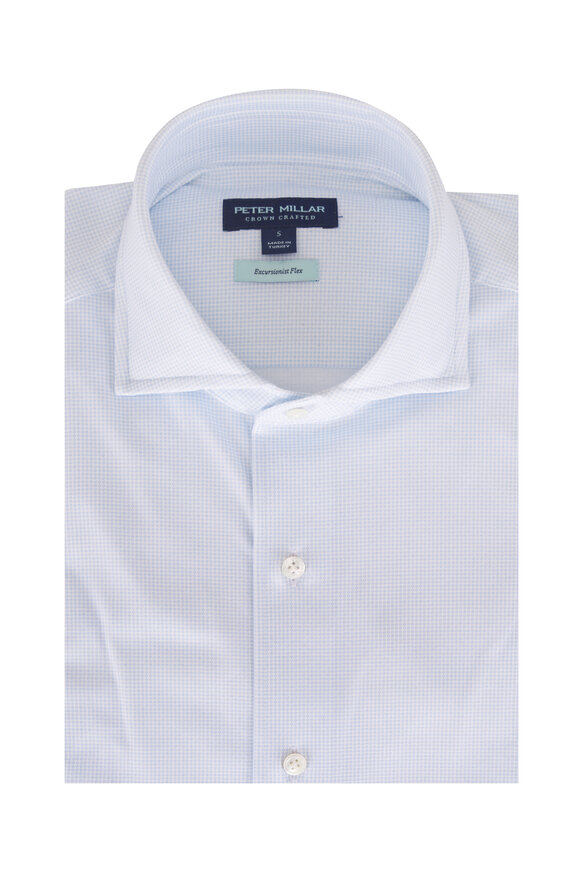 Peter Millar - Vista Winter Light Blue Flannel Sport Shirt