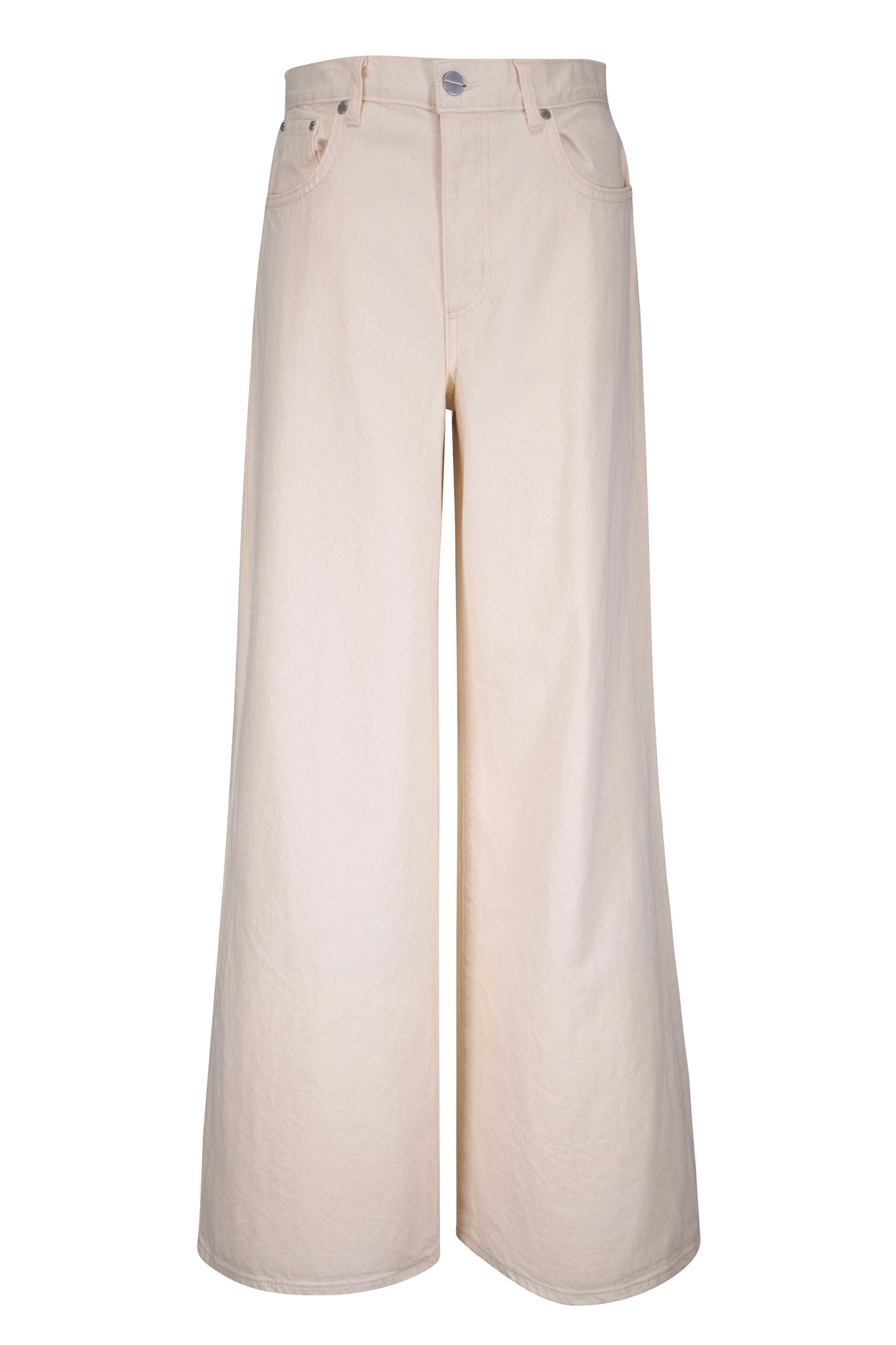 TWP - Tiny Dancer Natural High-Rise Wide Leg Jean
