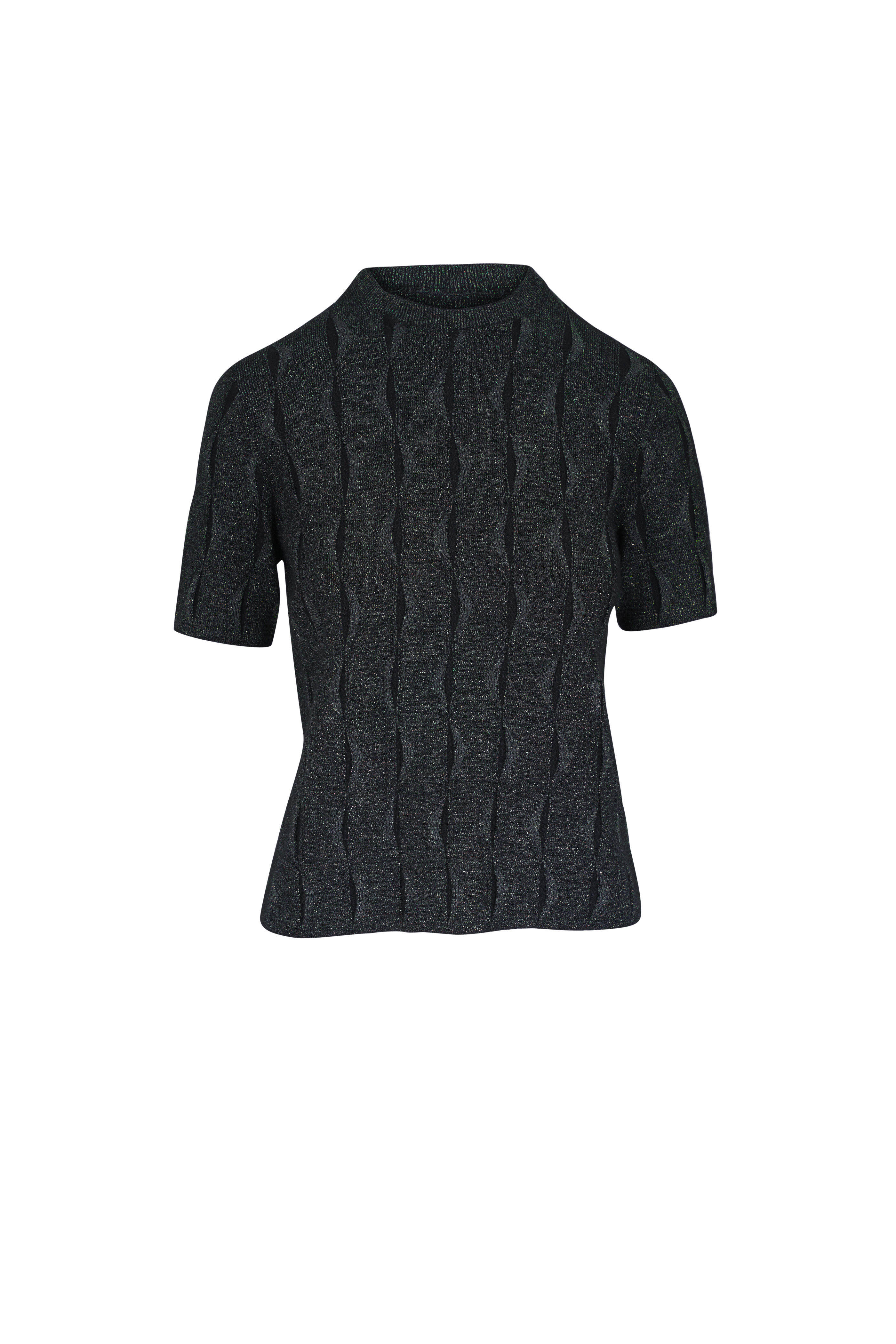 Lafayette 148 New York - Black Multicolor Iridescent Sweater