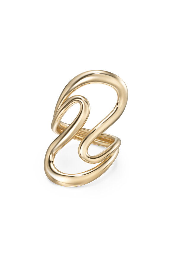 Melissa Kaye 18k Yellow Gold Large Hannah Ring - view 1