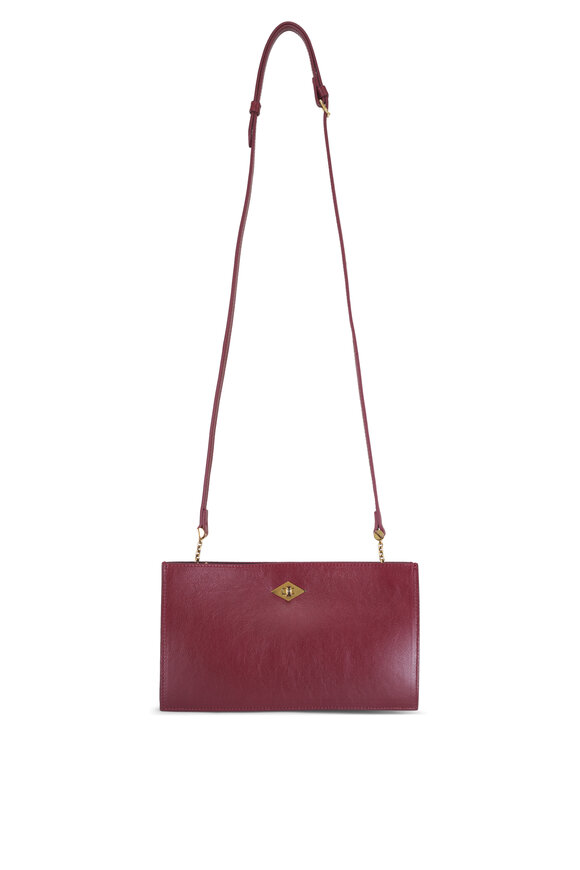 Métier Ease 24 Dark Cherry Leather Clutch - view 1