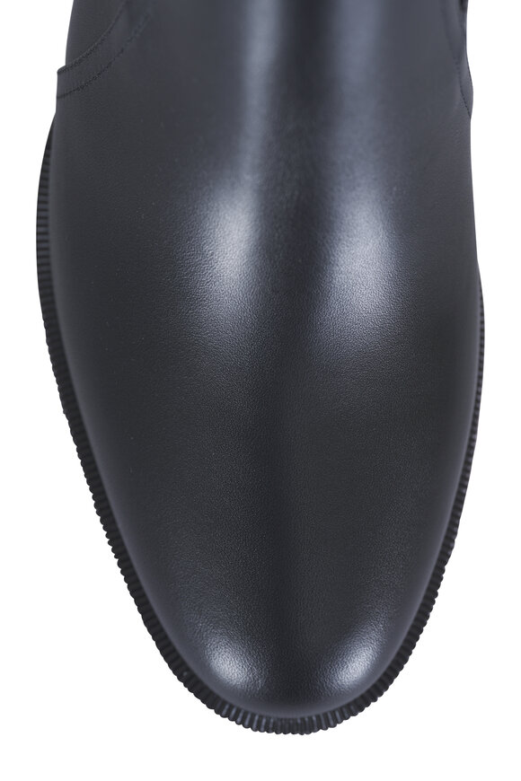 Christian Louboutin Ira Black Leather Short Boot, 55mm - view 4