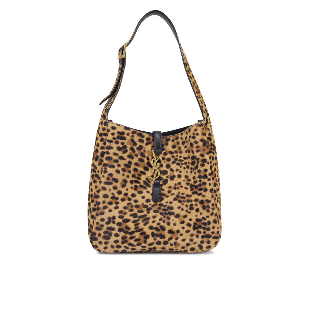 Saint Laurent - Small Le 5 a 7 Supple Leopard Print Shoulder Bag