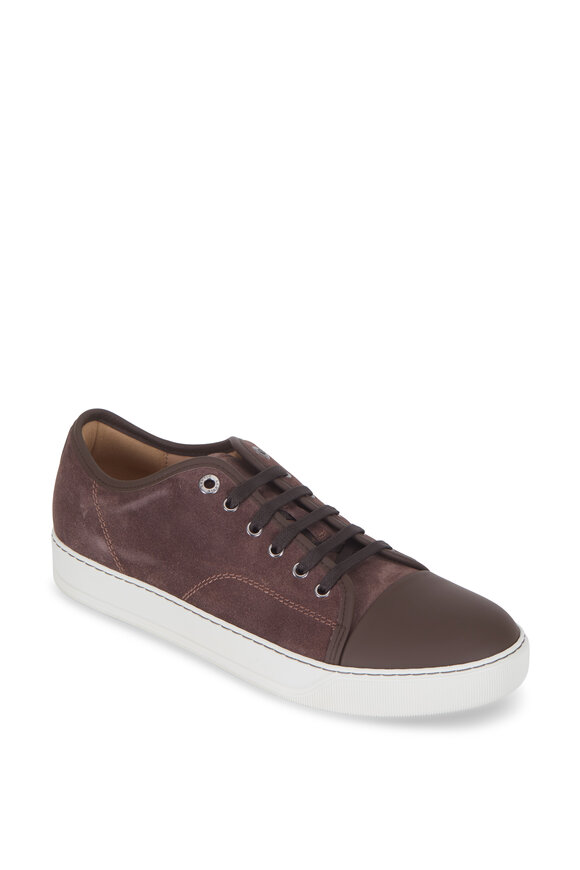 Lanvin - Clay Suede Cap-Toe Sneaker