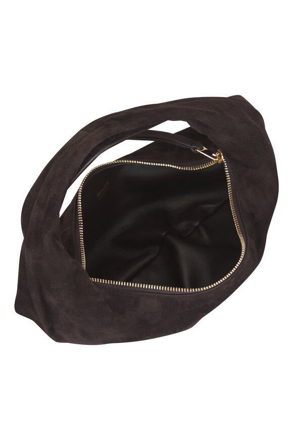 Khaite Mini Olivia Ebano Suede Hobo - view 5