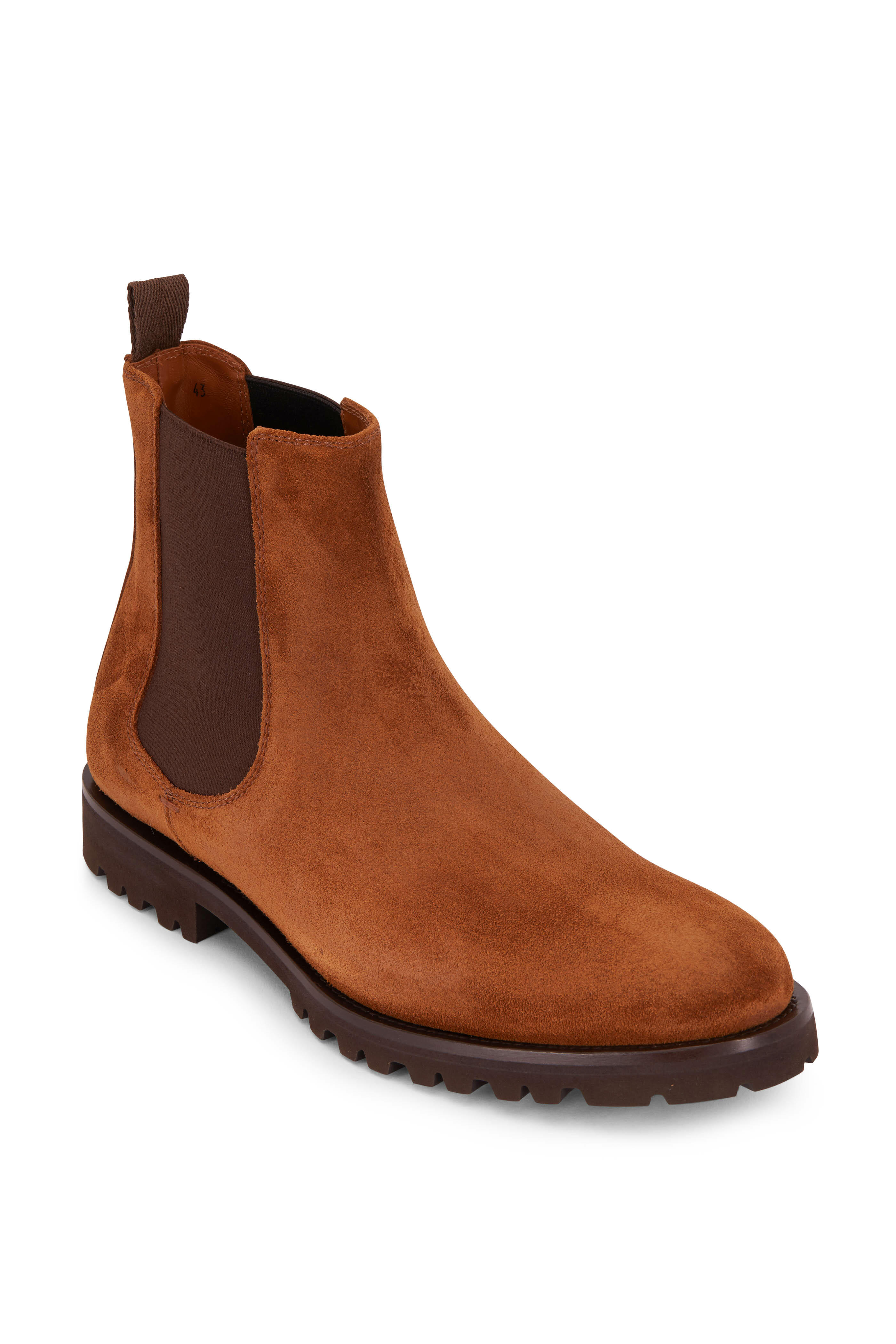 【関税＆送料込み】Brunello Cucinelli Suede Leather Chelsea Brunello Cucinelli - Cocoa Leather Chelsea Boot | Mitchell