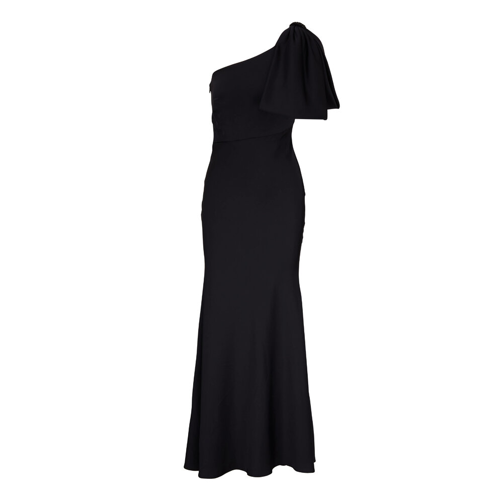 sachin-babi-aubrey-black-one-shoulder-gown-mitchell-stores