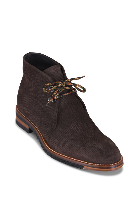 Martin Dingman - Tuscan Brown Suede Chukka Boot