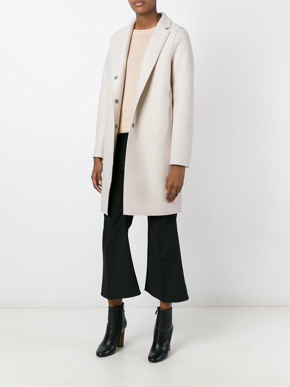 cream cocoon coat