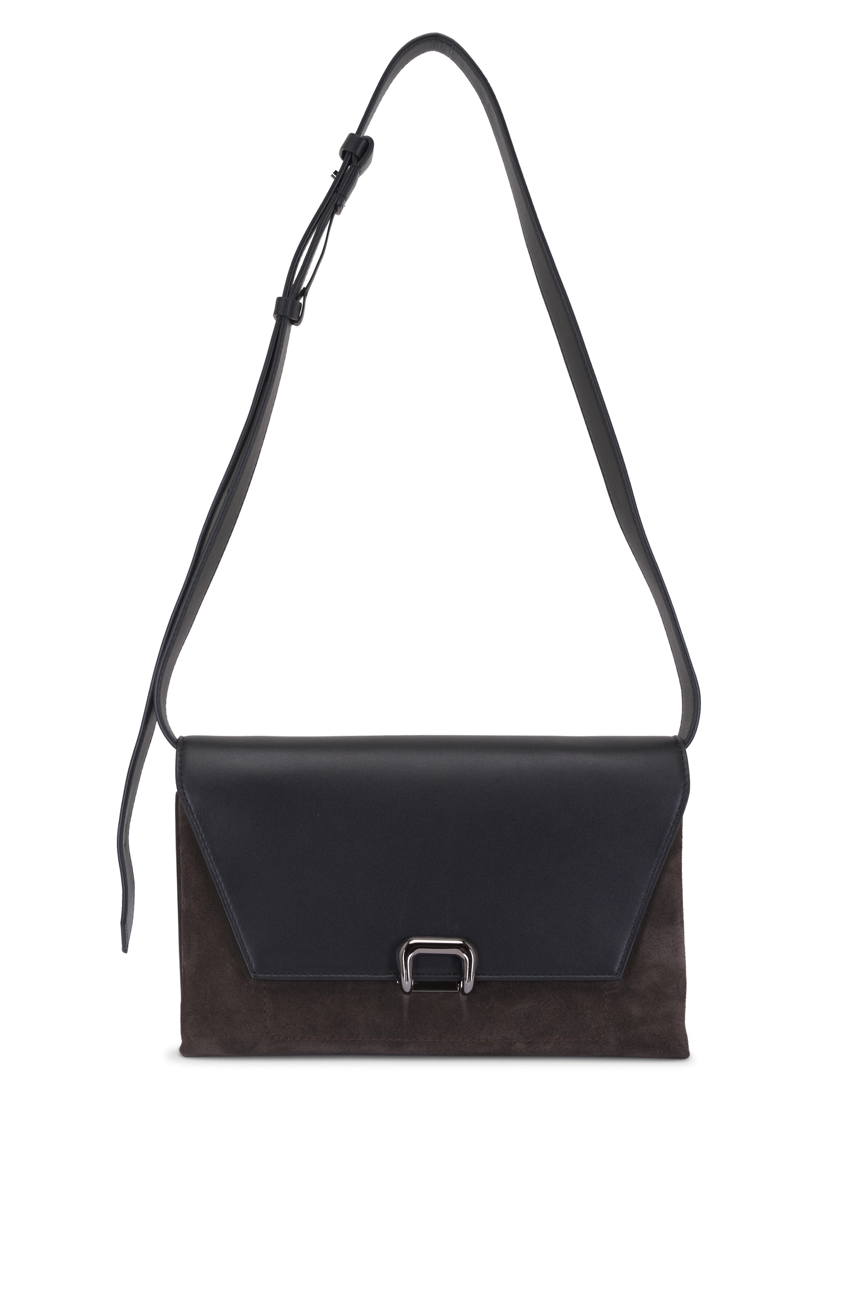 Brunello Cucinelli - Medium Sartorial Rust Brown Suede & Leather Bag