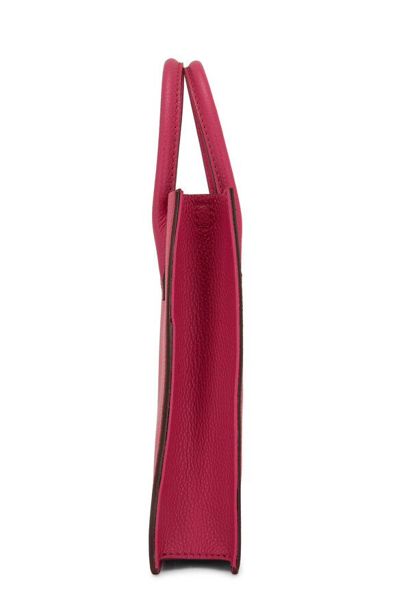 Moreau Paris - Suite Junior Fuchsia Leather Crossbody