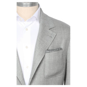 Brunello cucinelli パッチポケット付きカシミア ブレザー Brunello Cucinelli, Cotton chevron solaro deconstructed