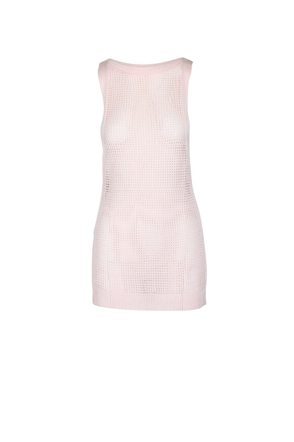 Vix Paula Hermanny Rosewater Knit Erika Cover Up Dress