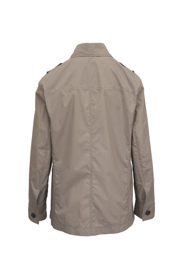 Brunello Cucinelli - Khaki Green Techno Poplin Jacket