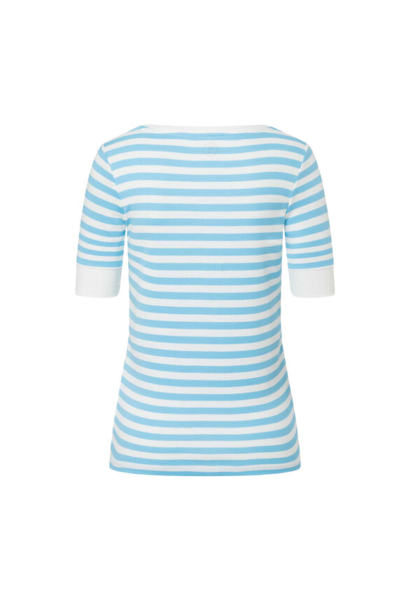 Bogner - Jackie Sky Blue & White Stripe T-Shirt