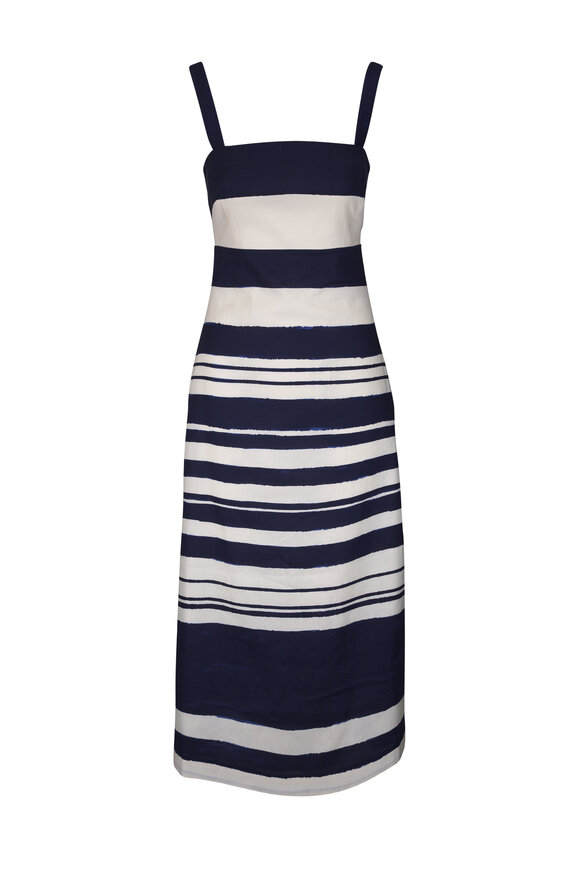 open lace back dress Veronica Beard Gramercy Pleated Dress – BLU'S main image 0