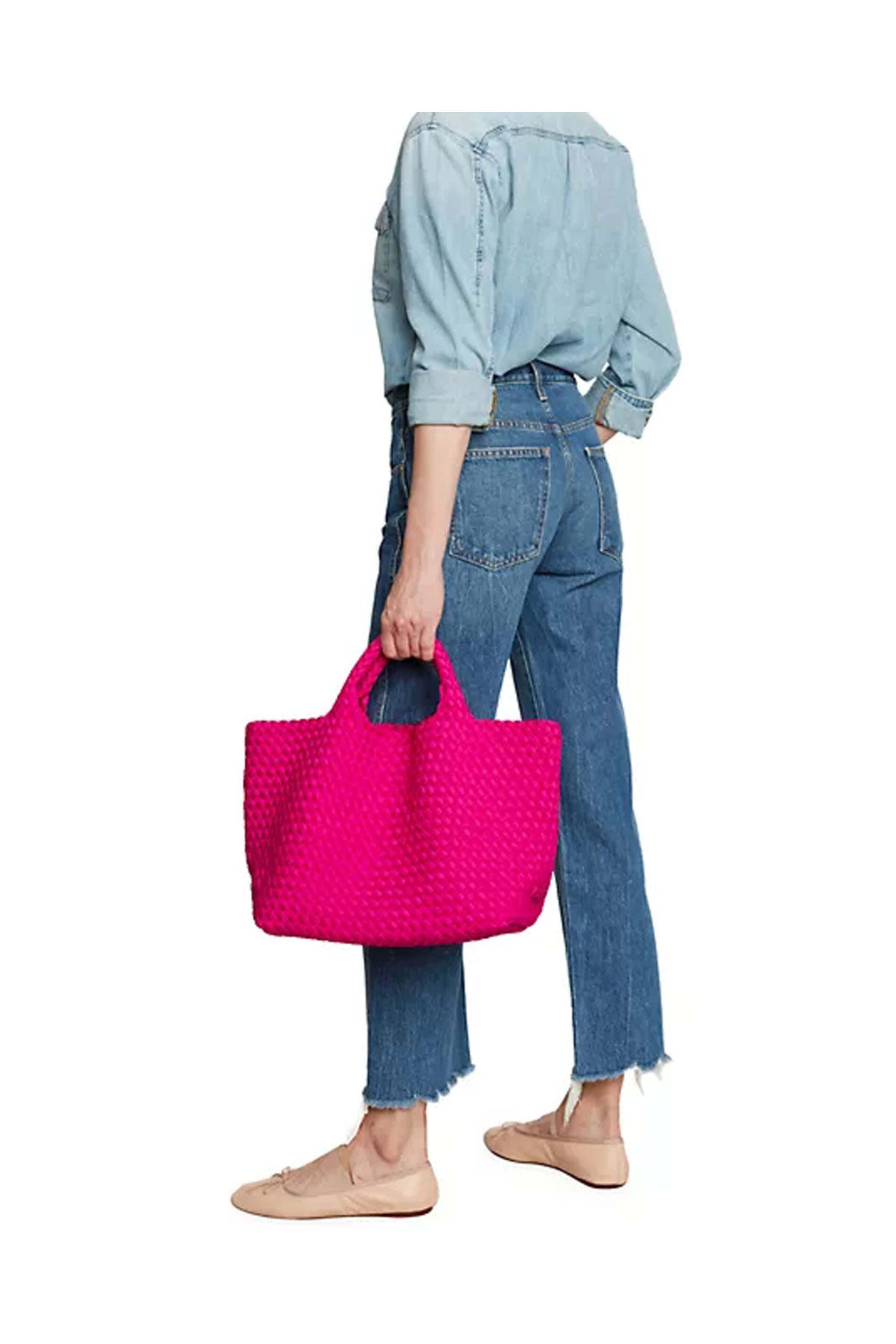 Naghedi - St. Barths Medium Tote in Miami Pink | Mitchell Stores