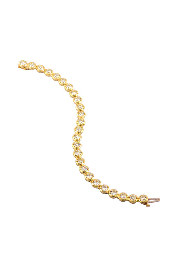 Sylva & Cie Old Europea Cut Diamond Tennis Bracelet - view 1