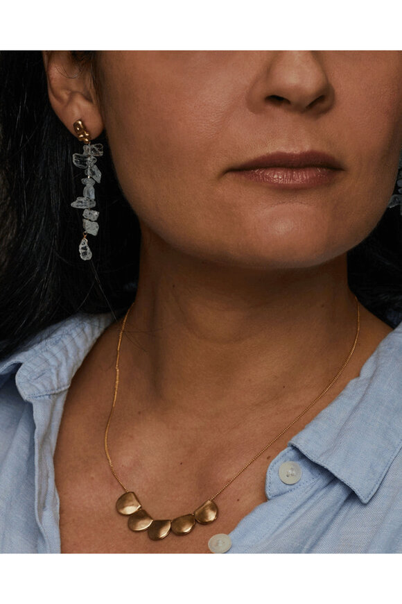 Julie Cohn Design Petite Ore Aquamarine Earrings - view 2