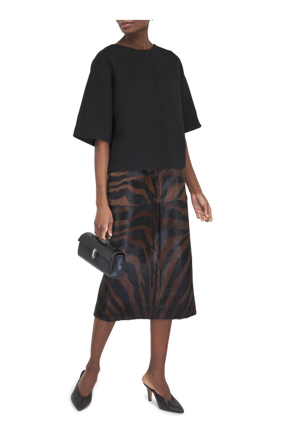 Lisa Yang Doublé Round Neck Wool & Cashmere Top - view 5