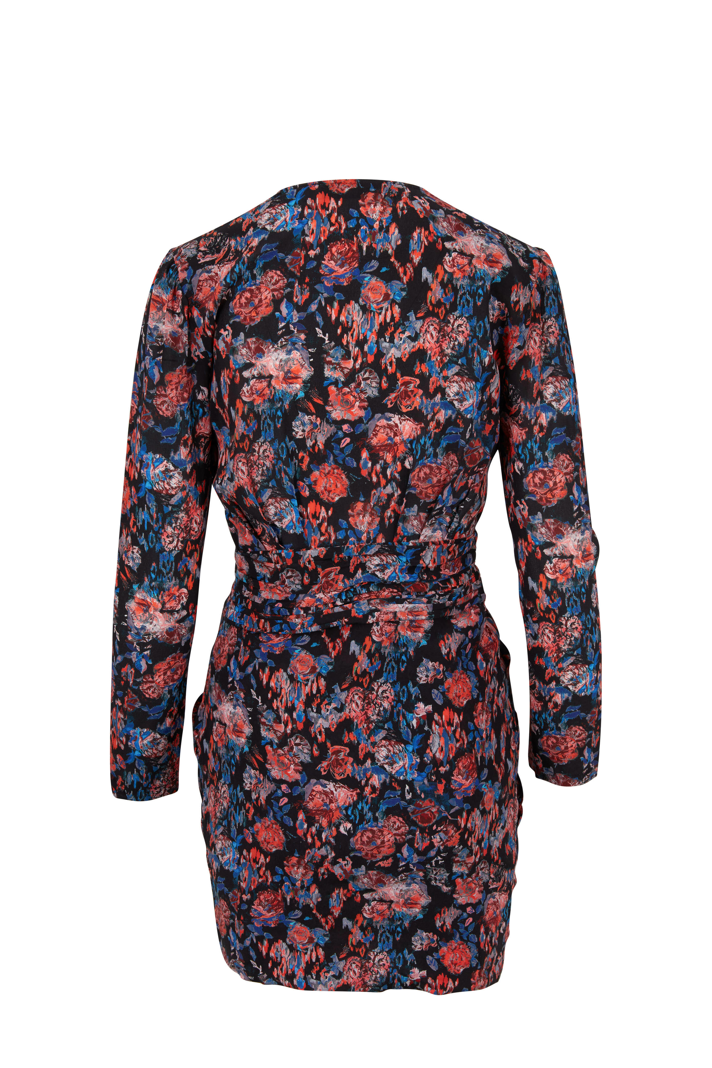 IRO - Fling Black Printed Silk Dress