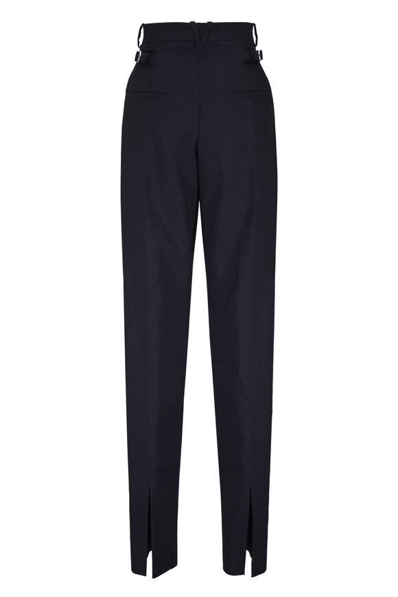 Bottega Veneta Midnight Wool Grain De Poudre Pant - view 4
