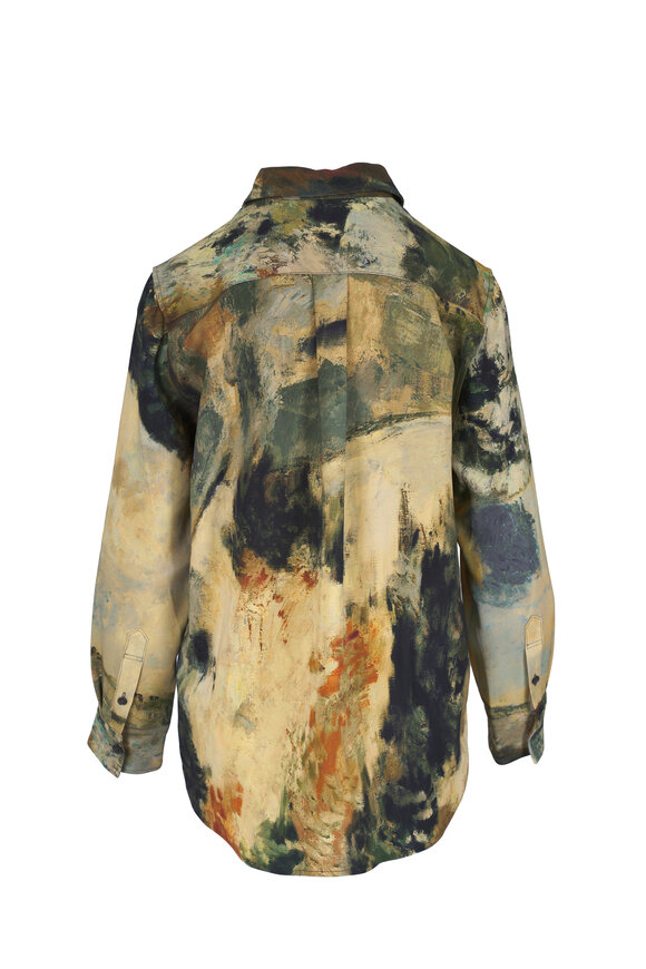 Libertine Modernist Landscape Classic Button Up Shirt - view 3