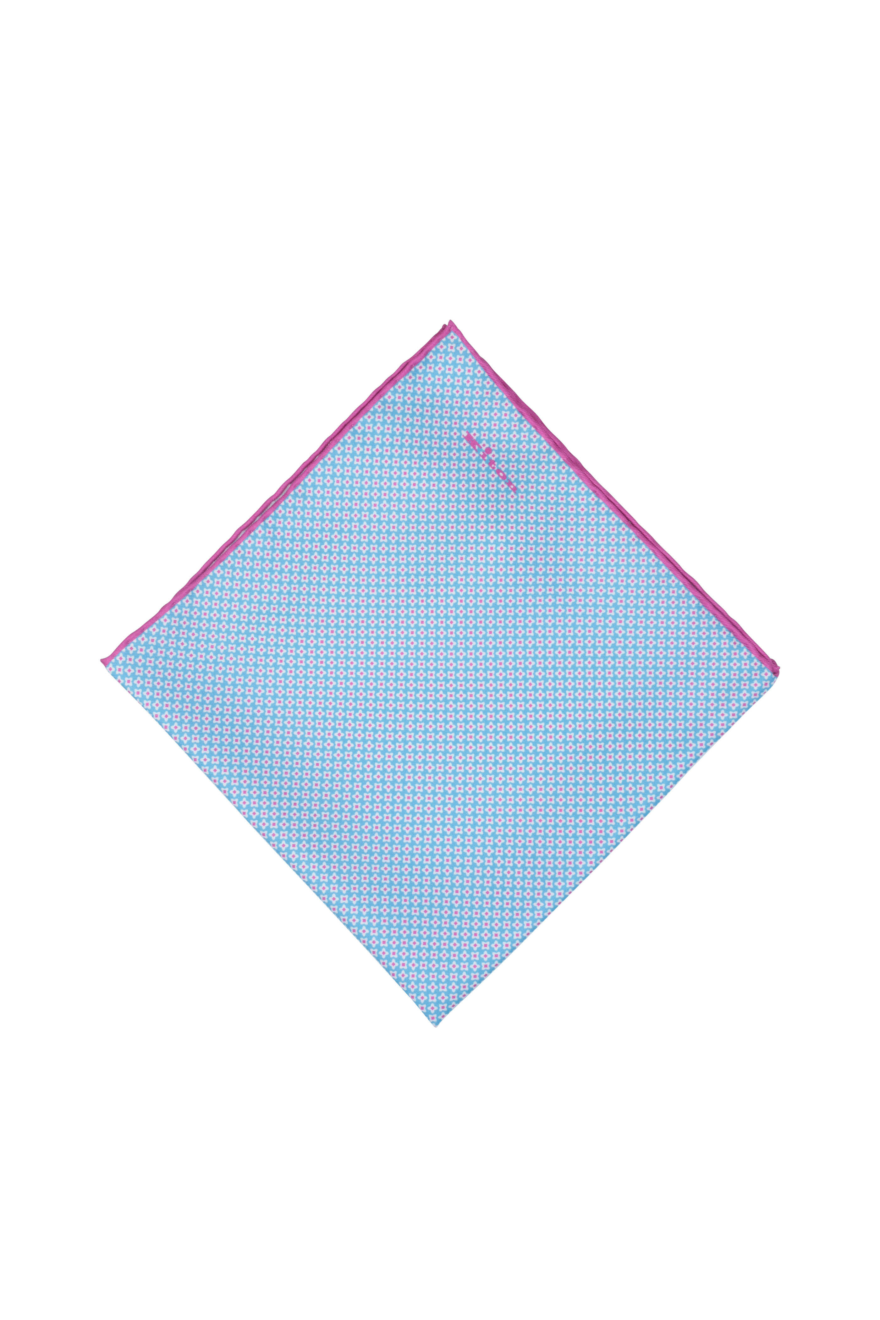 Patterned silk pocket square I WITTCHEN