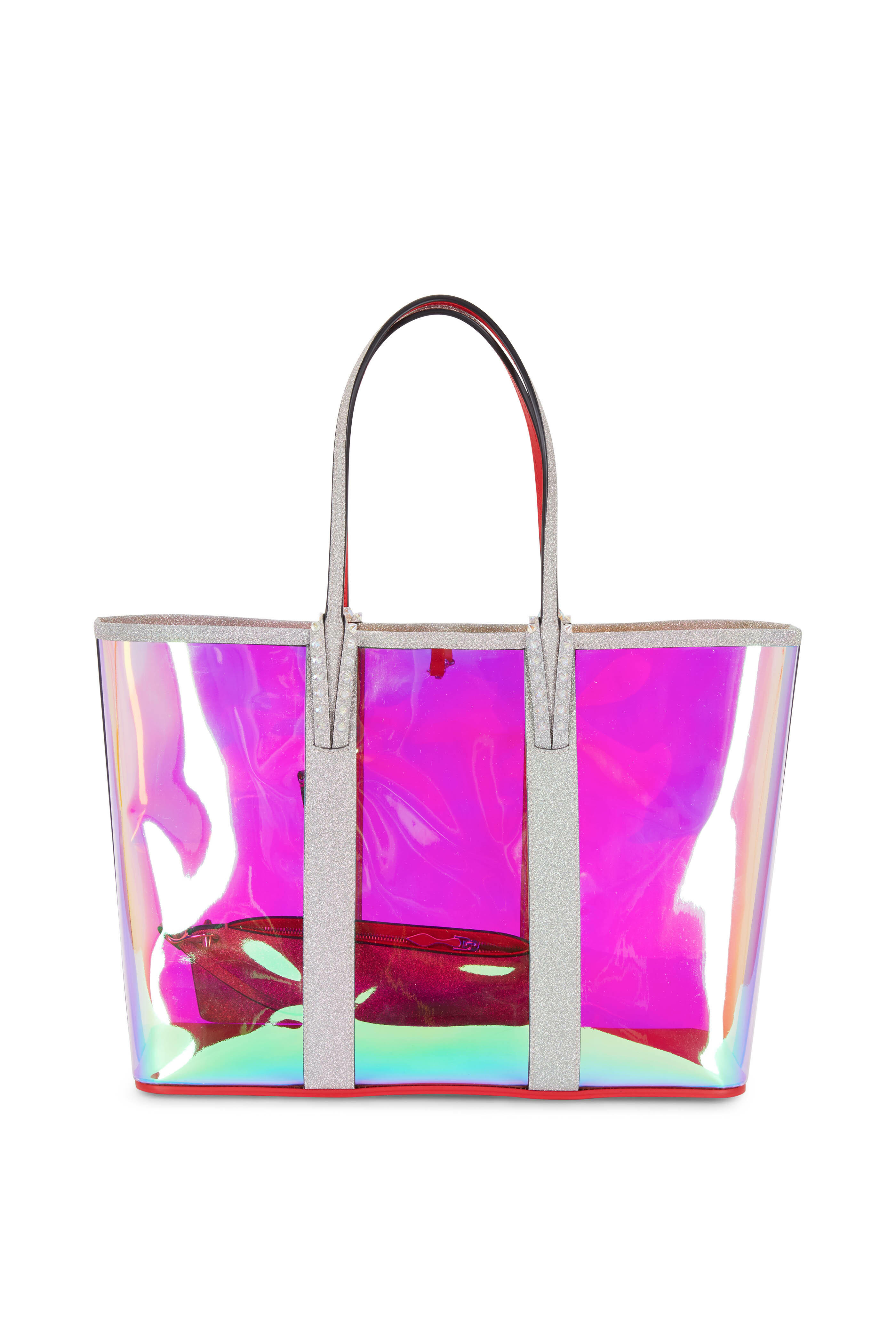 Christian Louboutin Cabata Logo-detailed Tote Bag in Pink