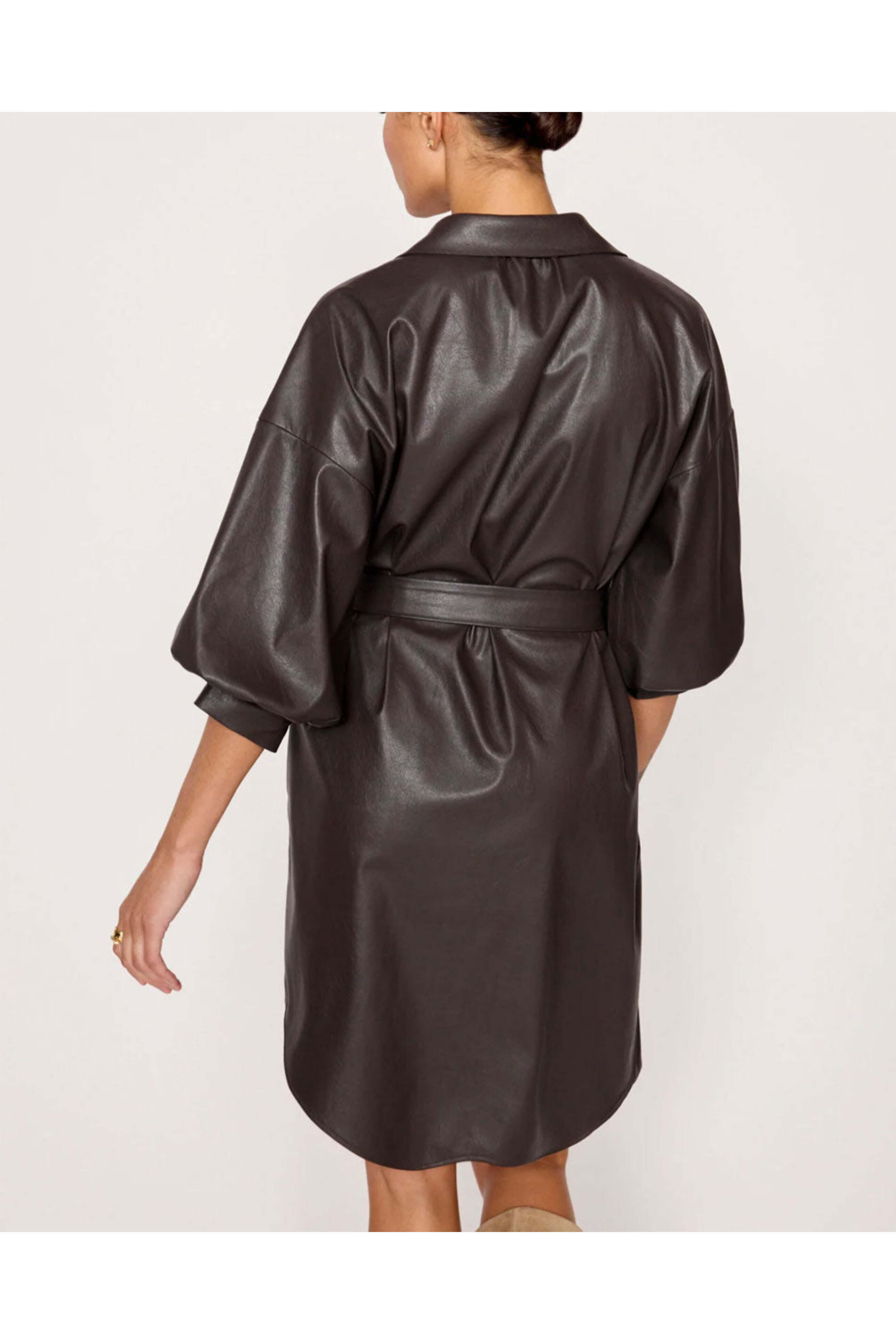 bebe faux leather midi dress Bebe Women's Laux Leather Bustier Midi Dress