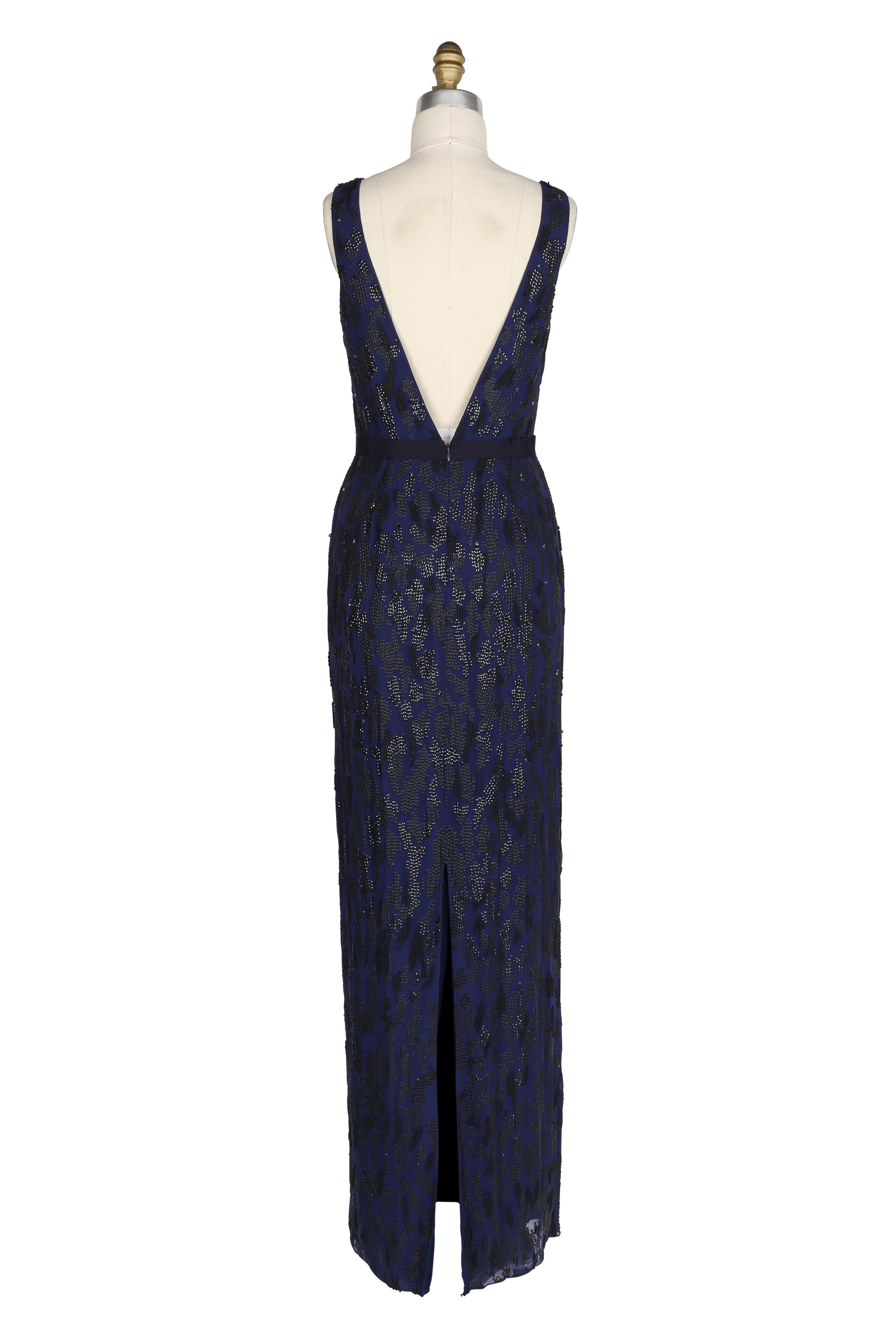 Jenny packham shop navy dress