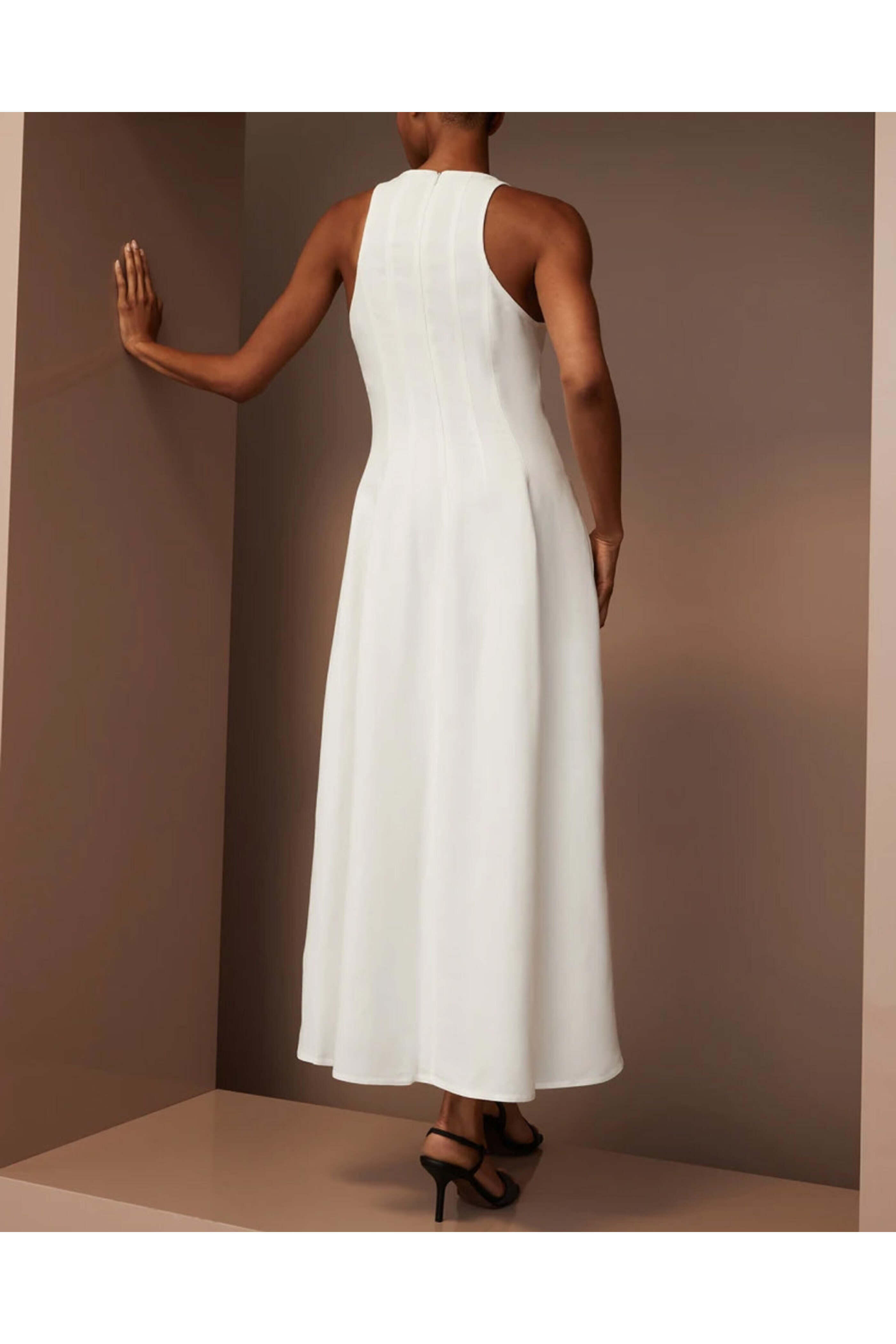 Brunello Cucinelli - Natural Linen Structured Maxi Dress