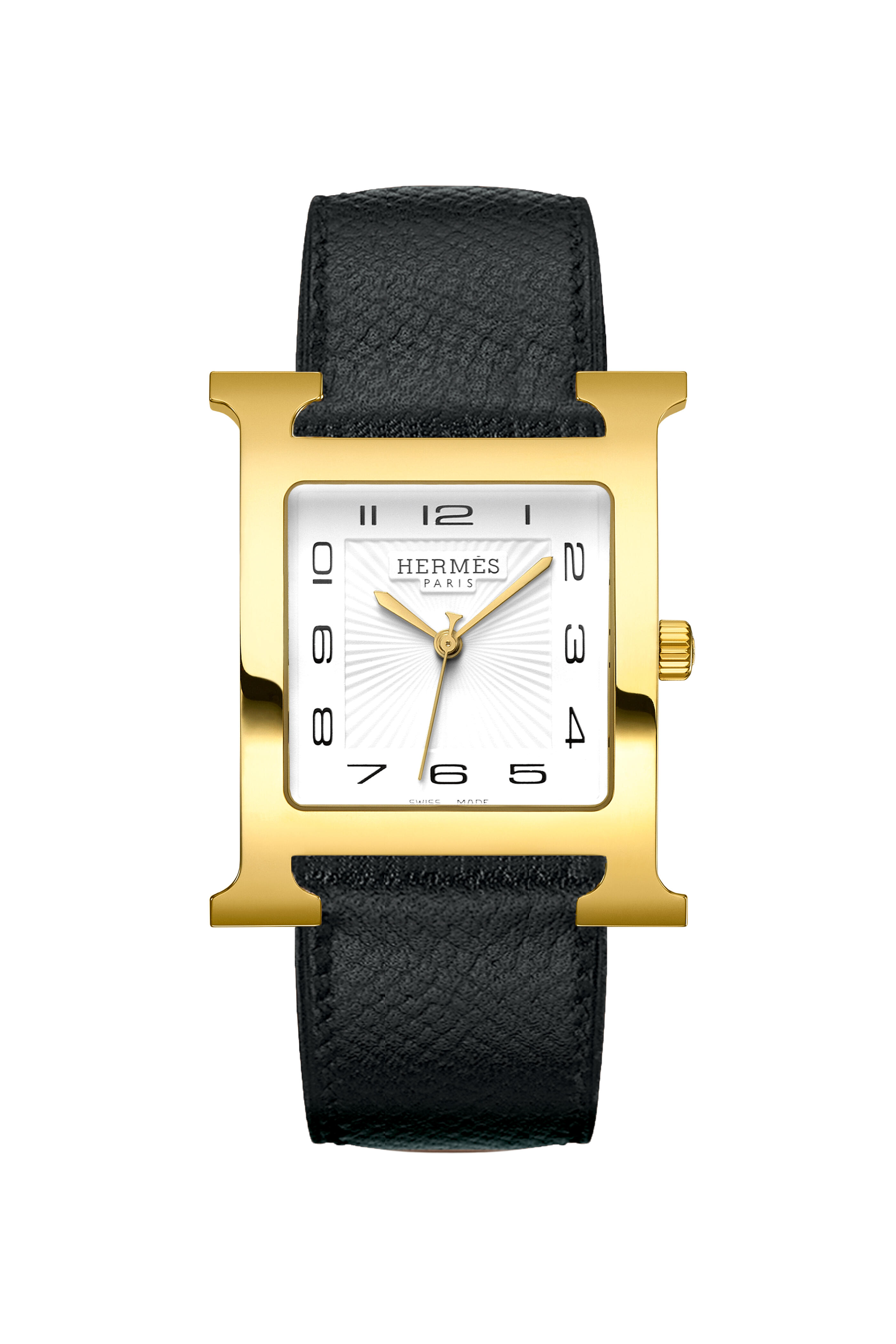 Hermès - Heure H TGM Gold Plated Steel Watch - view 1