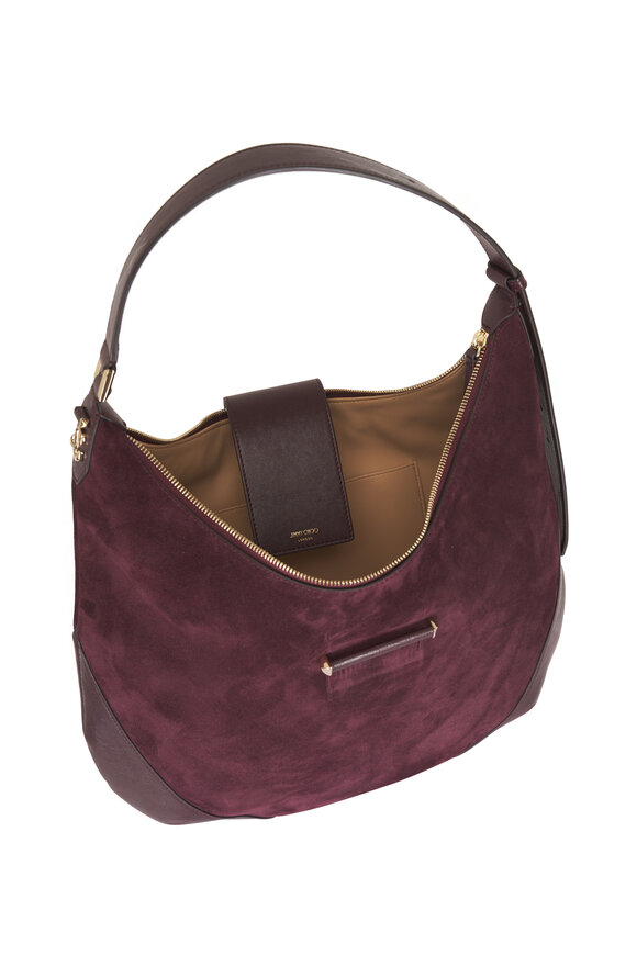 Jimmy Choo Medium Bar Suede Hobo - view 4