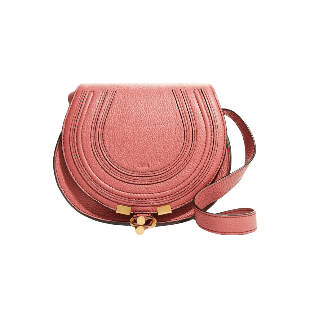 Chloé - Mini Marcie Saddle Bag in Rose | Mitchell Stores