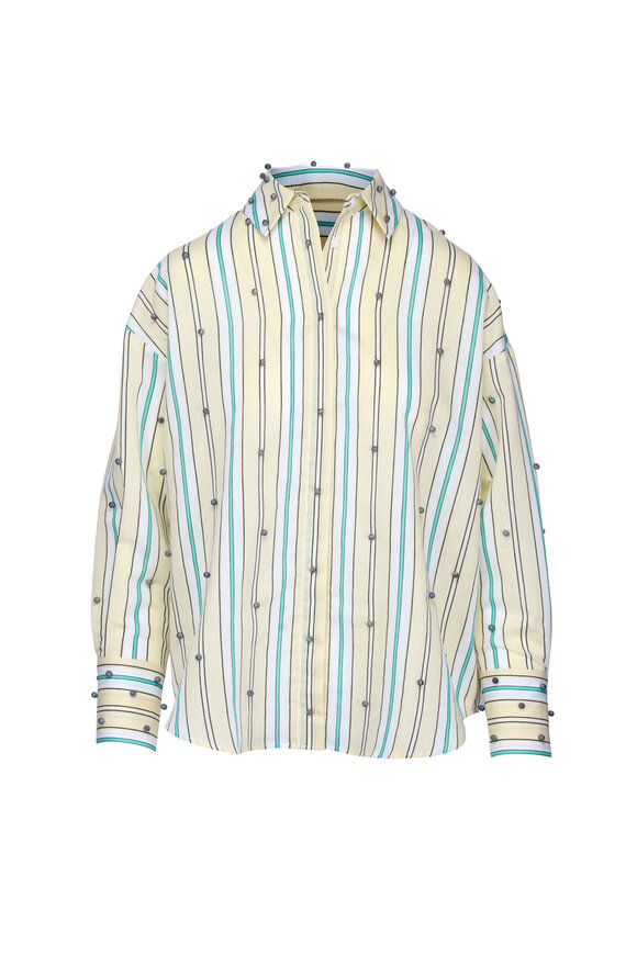 Theo The Label Echo Solar Multi Pearly Blouse - view 1