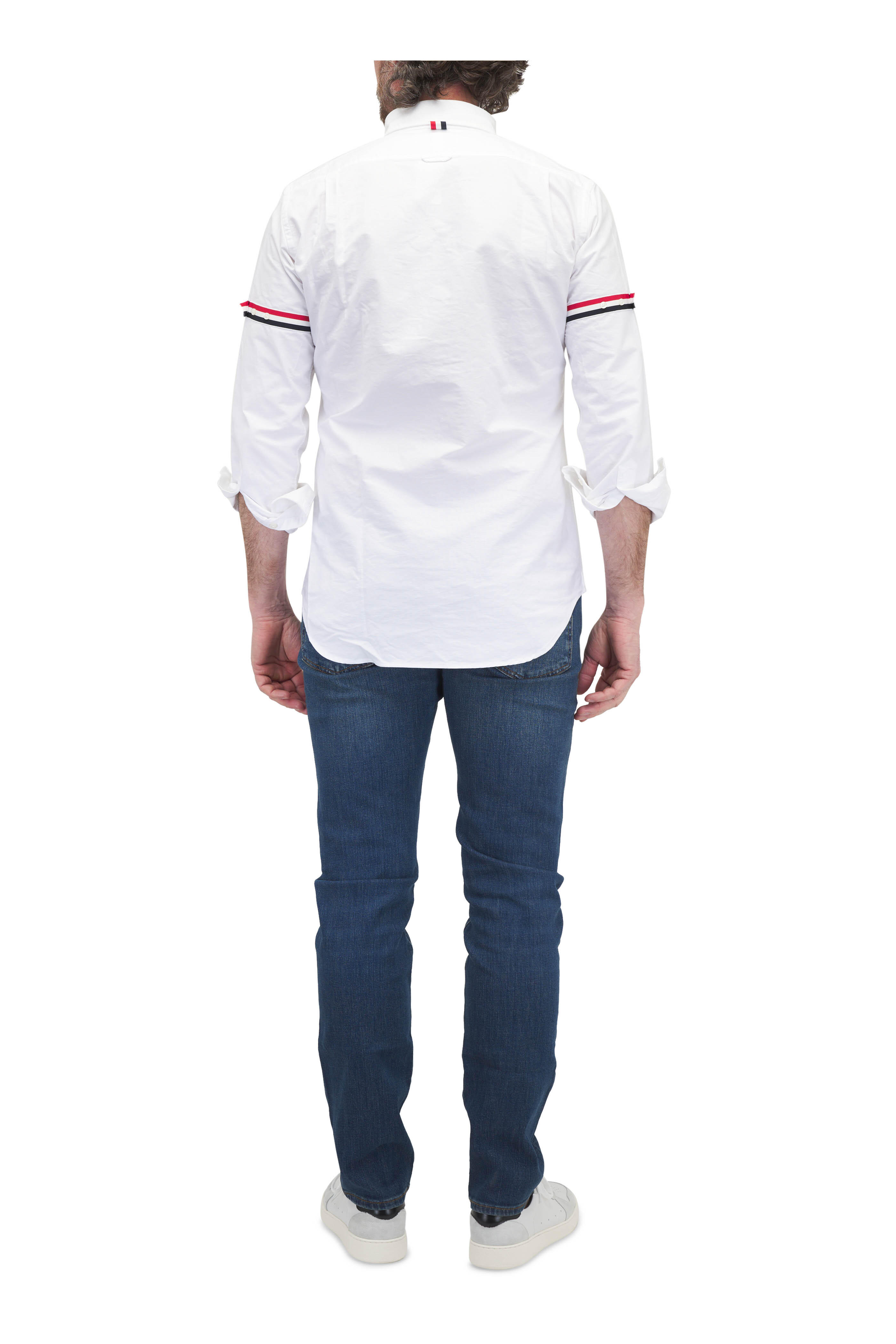 Thom Browne - Oxford White Armband Shirt | Mitchell Stores