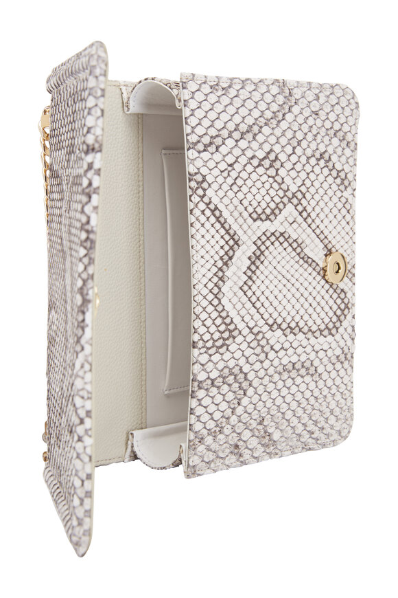 Maria Oliver - Chloe Natural Python Chain Bag