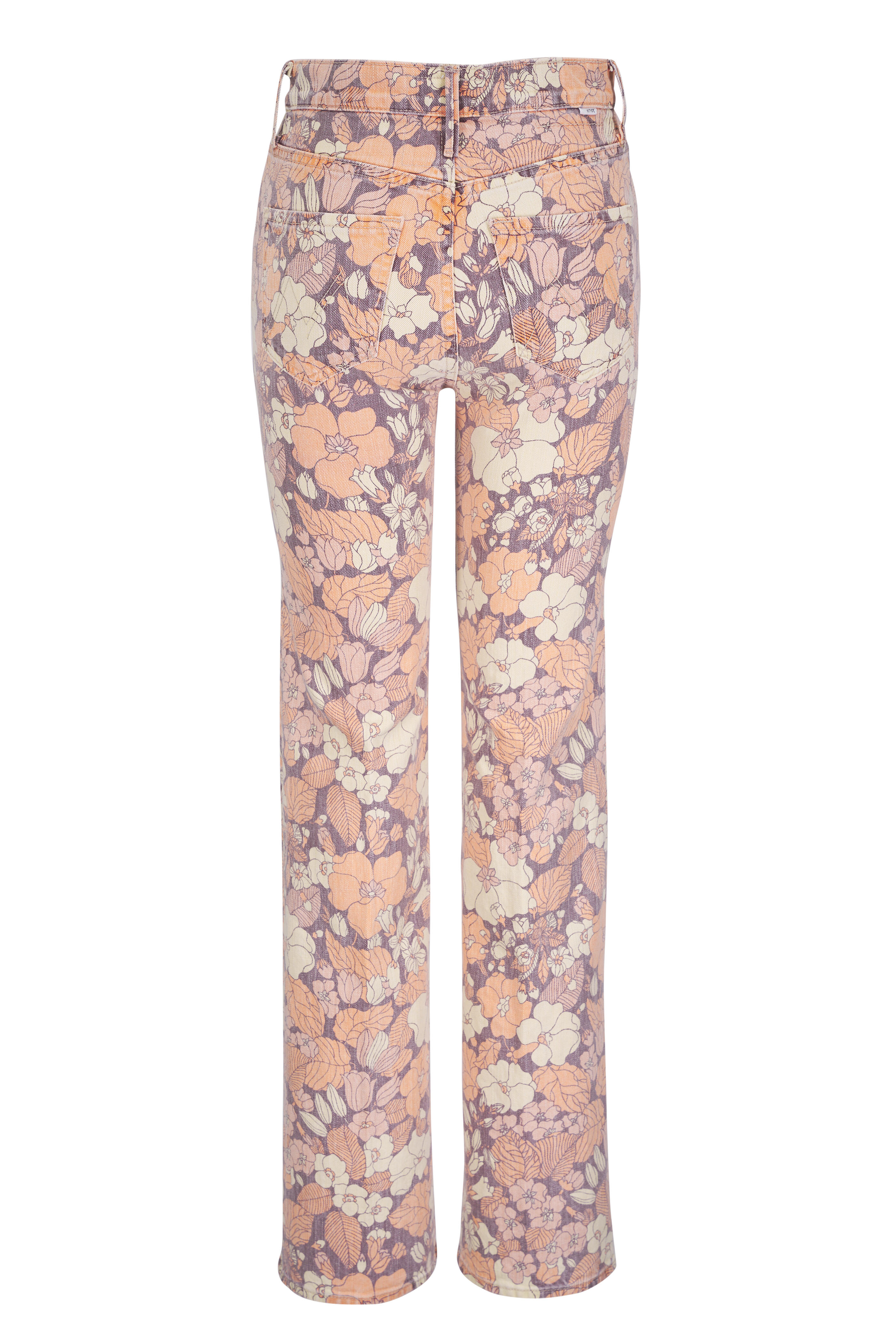 Mother - The Kick It Orange Blossom Straight Leg Jean