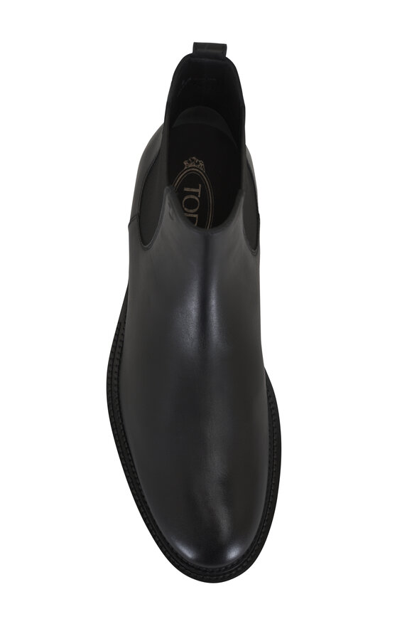 Tod's - Black Leather Chelsea Boot