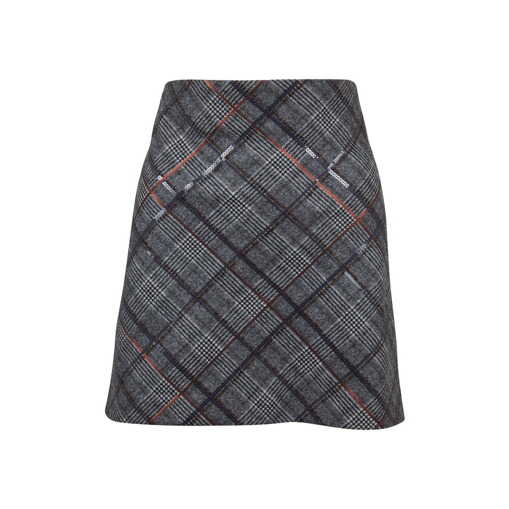 スカート BRUNELLO CUCINELLI Brunello Cucinelli Skirts Grey Cotton-blend midi skirt in grey - Brunello Cucinelli | Mytheresa