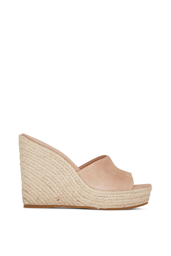 Veronica Beard Dail Sand Suede Espadrille, 90mm - view 3