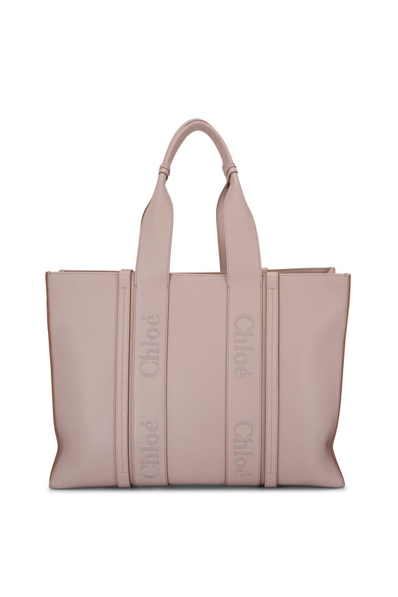 Chloé - Medium Woody Wild Gray Leather Tote 