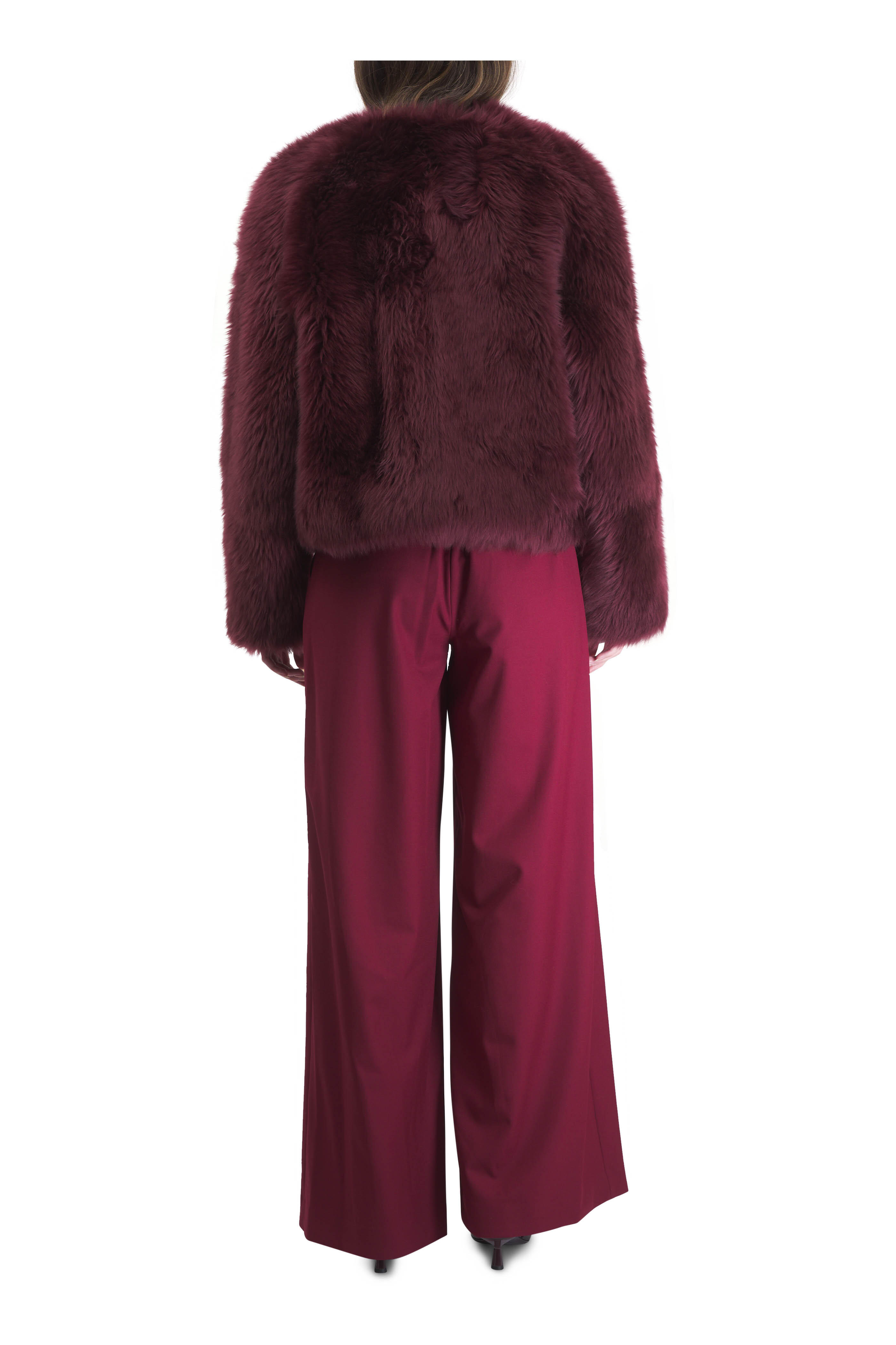 Jimmy Choo - Didi Deep Burgundy Patent Leather Slingback, 45mm