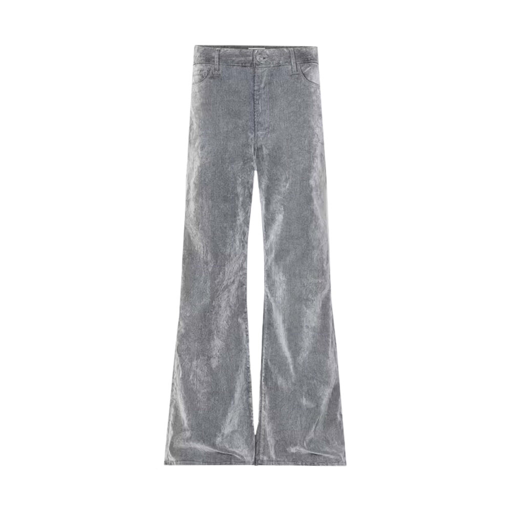 Frame - Le Baggy Palazzo Pant in Flocked Grey | Mitchell Stores