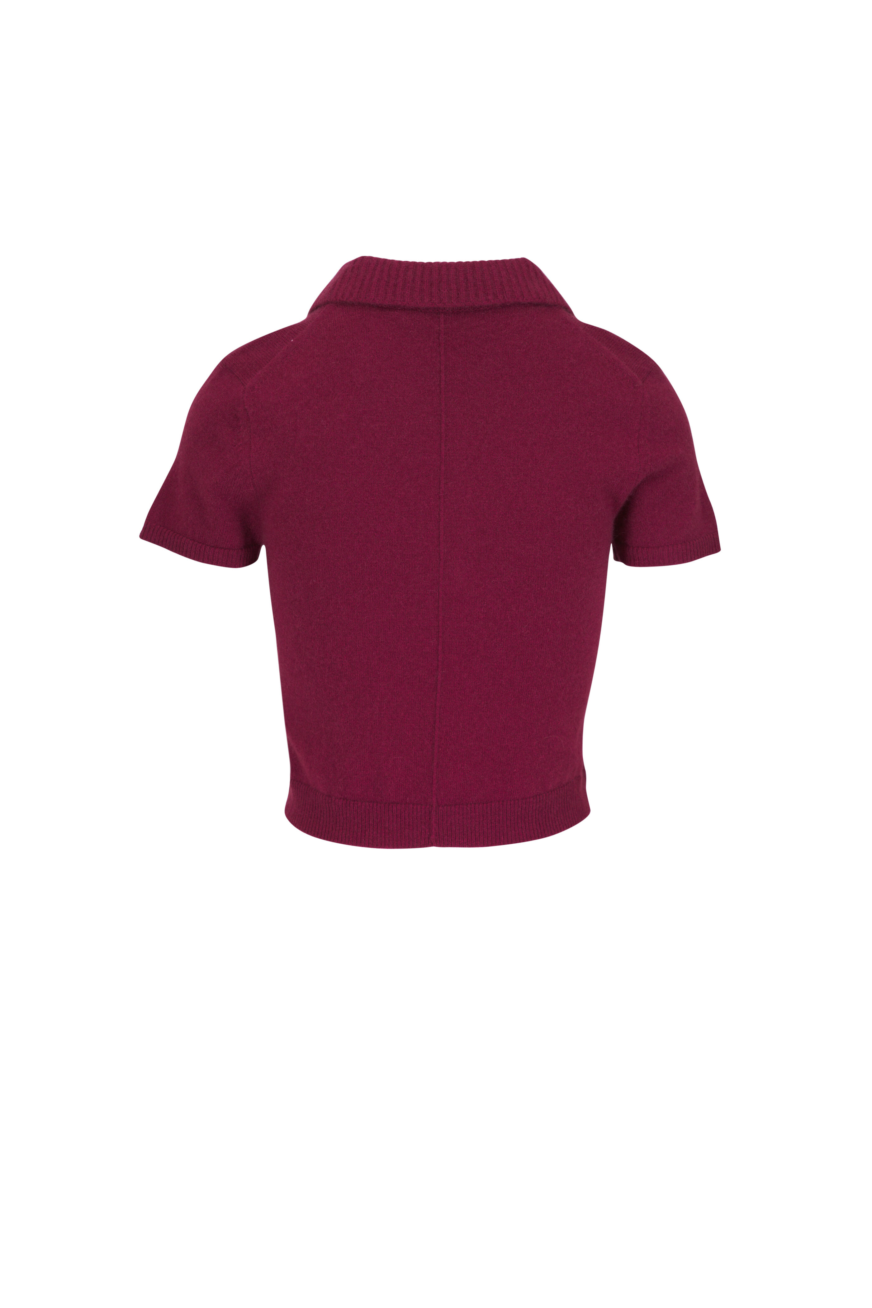 Simkhai - Twila Cranberry Cashmere Polo