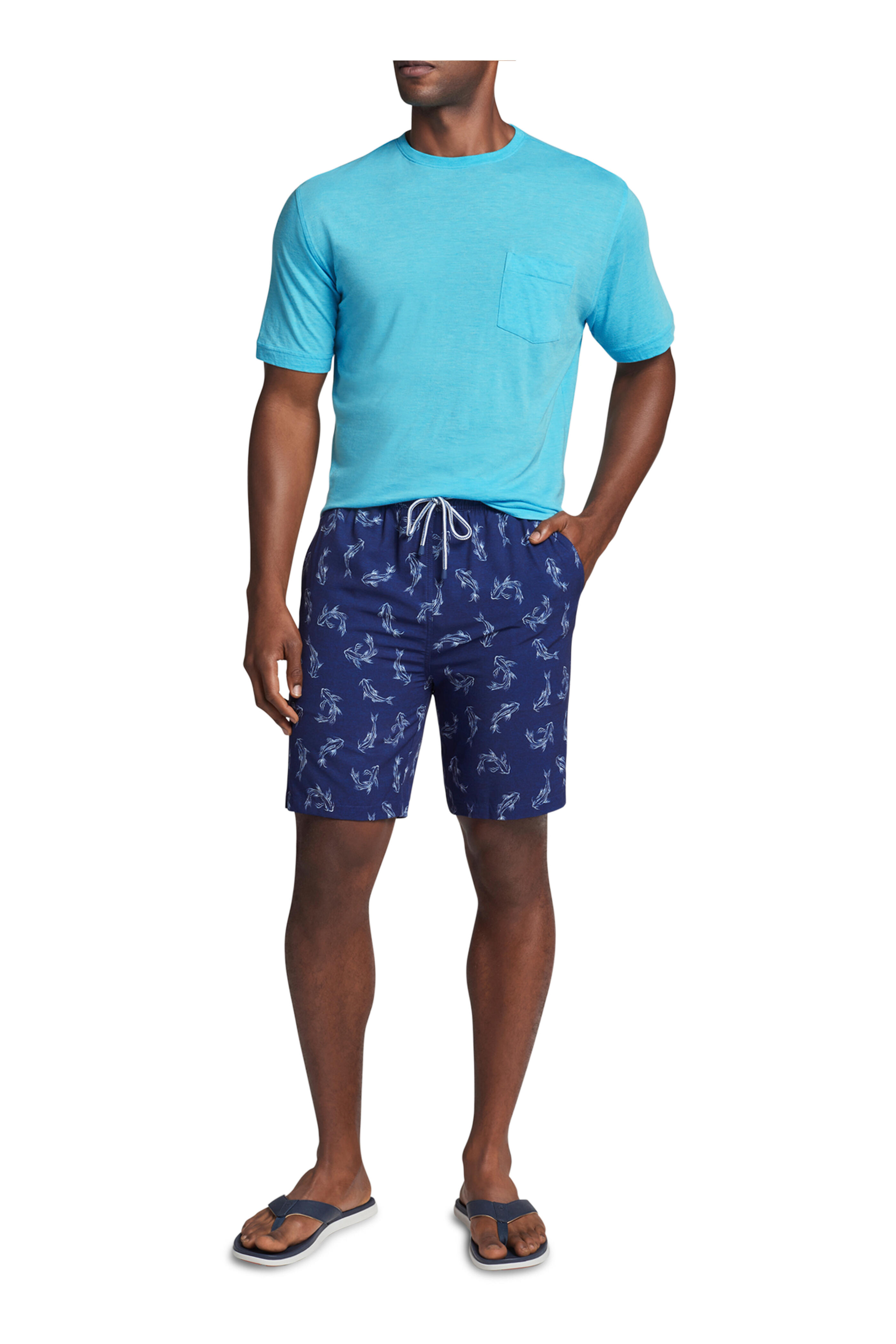 Peter Millar - Atlantic Blue Secret Cove Swim Trunks