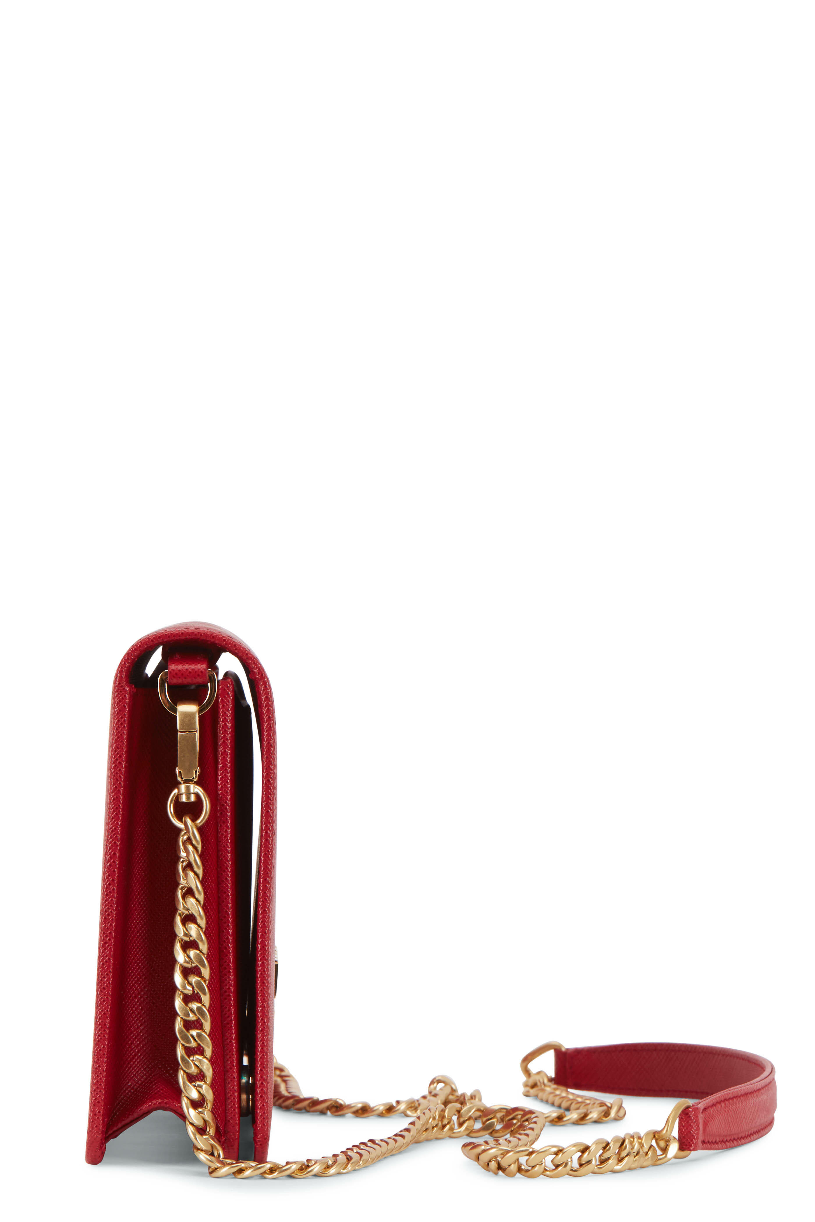 Prada - Red Saffiano Sport Small Crossbody | Mitchell Stores
